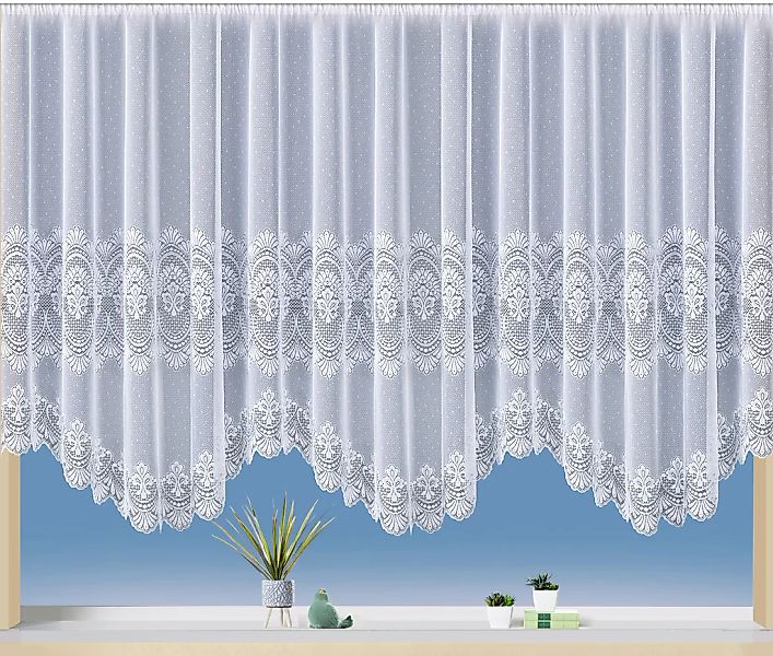 Weckbrodt Gardine "Napoli" Kräuselband 1 Stk. tlg. halbtransparent, Store, günstig online kaufen