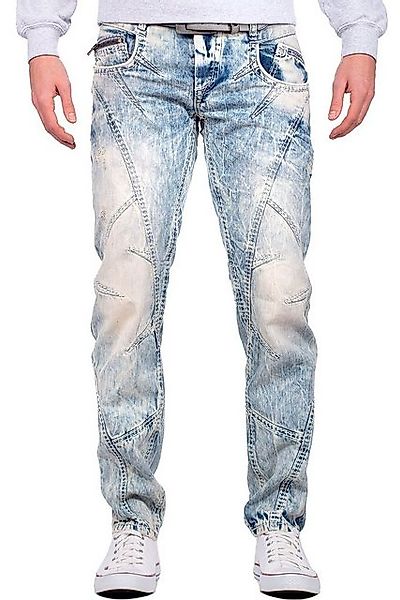 Cipo & Baxx 5-Pocket-Jeans Hose BA-C0894A W34/L34 (1-tlg) mit Verzierungen günstig online kaufen