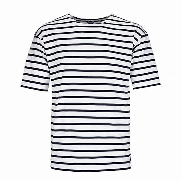 modAS Rundhalsshirt Herren T-Shirt Streifen - Bretonisches Streifenshirt Ma günstig online kaufen