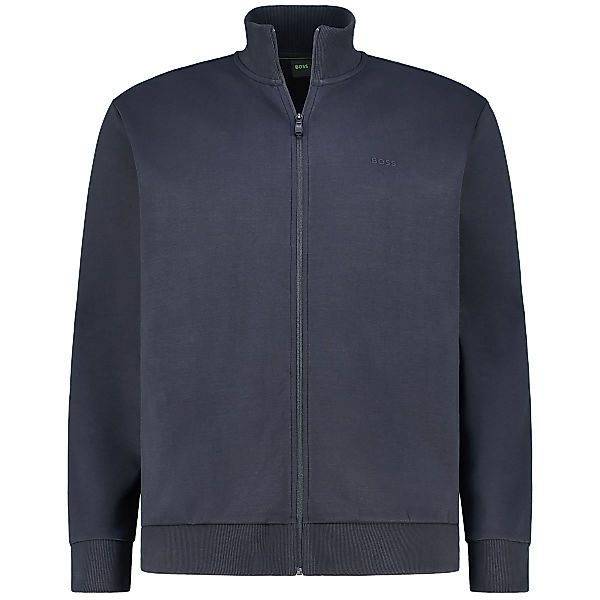 BOSS Sweatjacke mit Elasthan Farbe dunkelblau Größe: 5XL günstig online kaufen