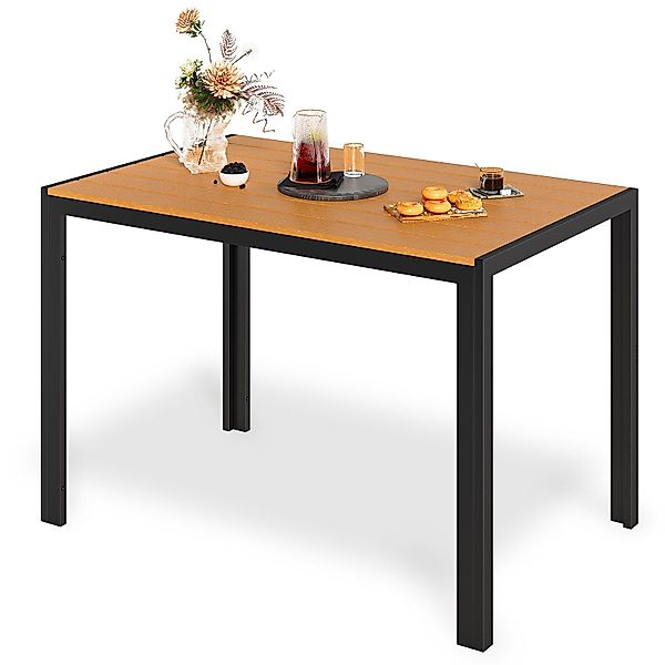 TLGREEN Gartentisch 110x70cm WPC Balkontisch,Rechteckiger Terrassentisch, günstig online kaufen