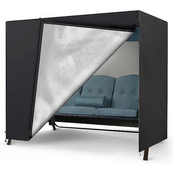 BlingBin Gartenmöbel-Schutzhülle Hollywoodschaukel 3 Sitzer Abdeckplane günstig online kaufen