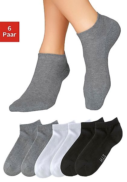 H.I.S Sneakersocken Packung, 6 Stk. tlg. mit weicher Frotteesohle günstig online kaufen