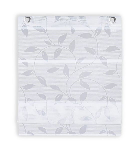 HOME WOHNIDEEN Magnetrollo Magnetrollo Blätter, Raffrollo mit Magnet Höhenv günstig online kaufen