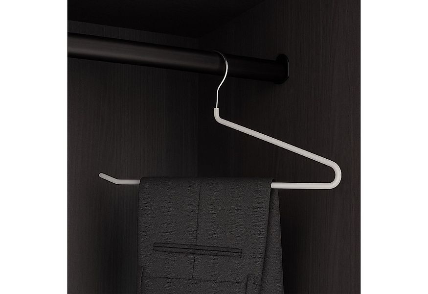 relaxdays Kleiderbügel Rutschfestes Hosenbügel Set, (Set, 20-tlg), weiß günstig online kaufen