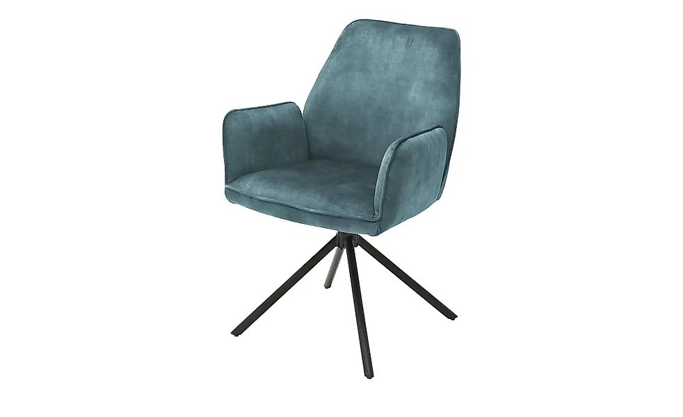 uno Esszimmerstuhl  drehbar Ramina ¦ blau ¦ Maße (cm): B: 60 H: 89 T: 64.0 günstig online kaufen