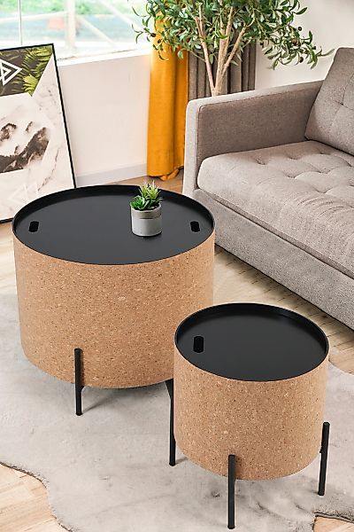 Home affaire Couchtisch, (Set, 2 St.), mit Stauraum im Inneren günstig online kaufen
