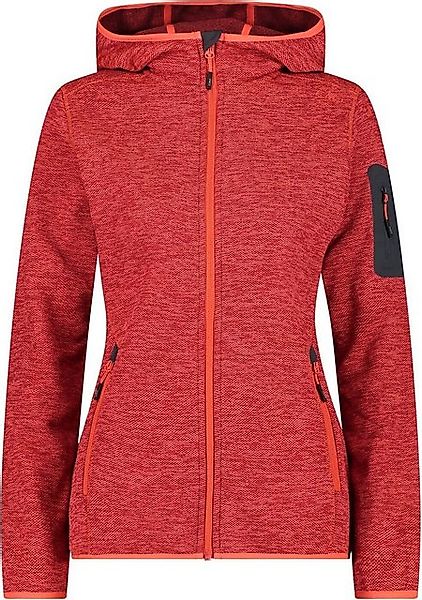 CMP Funktionsjacke WOMAN JACKET FIX HOOD RED FLUO-PAPAVERO-ANTRACI günstig online kaufen