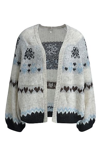 Milano Italy Strickjacke OPEN CARDIGAN W/ INT günstig online kaufen