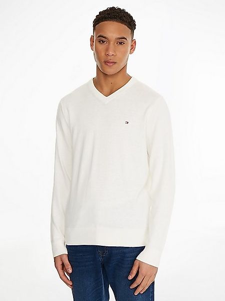 Tommy Hilfiger V-Ausschnitt-Pullover PIMA ORG CTN günstig online kaufen