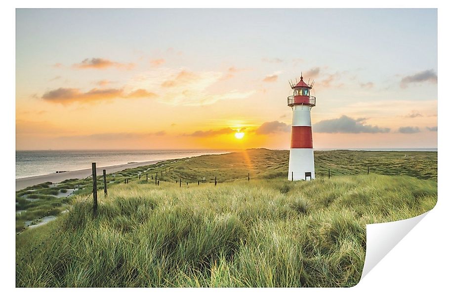 Wallarena Fototapete Leuchtturm Meer Natur Landschaft Vlies Tapete Wohnzimm günstig online kaufen