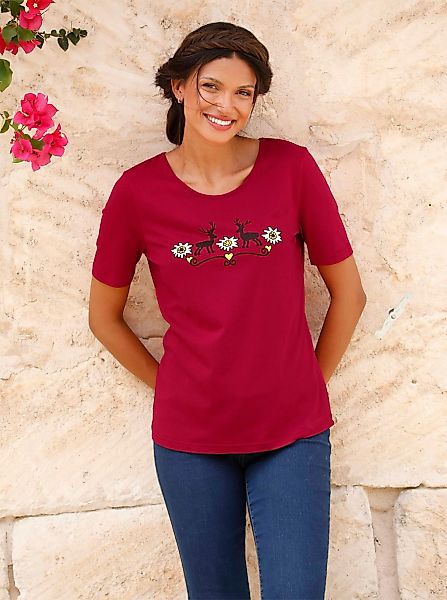 Classic Basics Trachtenshirt "Rundhals-Shirt", (1 tlg.) günstig online kaufen