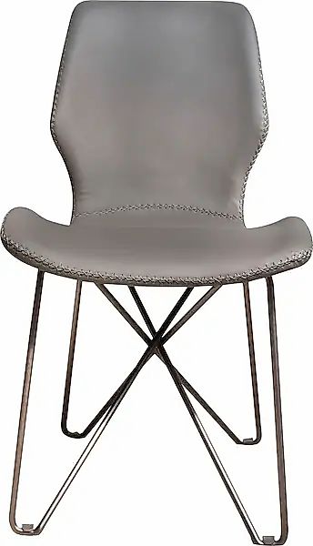 Leonique Esszimmerstuhl »Layla« () Polyester Esszimmerstuhl, grau, Schalens günstig online kaufen