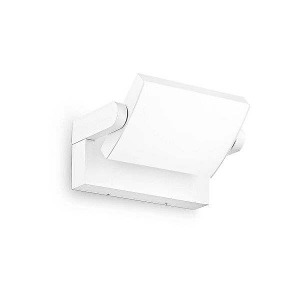 Ideal Lux LED-Außenwandleuchte Swipe, weiß, IP54, 3.000 K günstig online kaufen