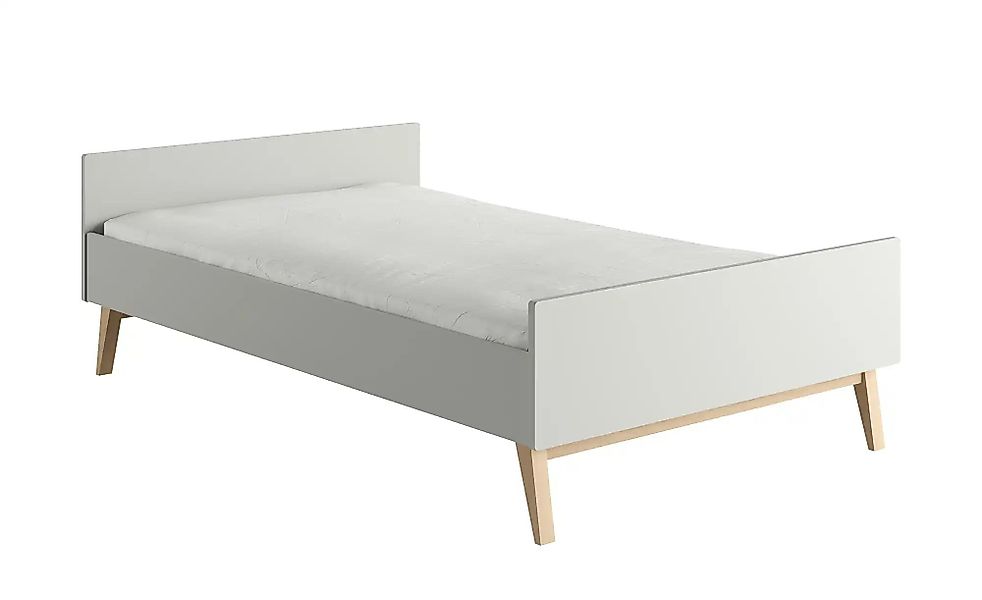 Bett   Swing ¦ grau ¦ Maße (cm): B: 125 H: 64,5 Betten > Bettgestelle - Höf günstig online kaufen