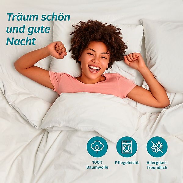 Leonique Bettwäsche "Malia in Gr. 135x200 oder 155x220 cm" 2 tlg. zeitlose günstig online kaufen