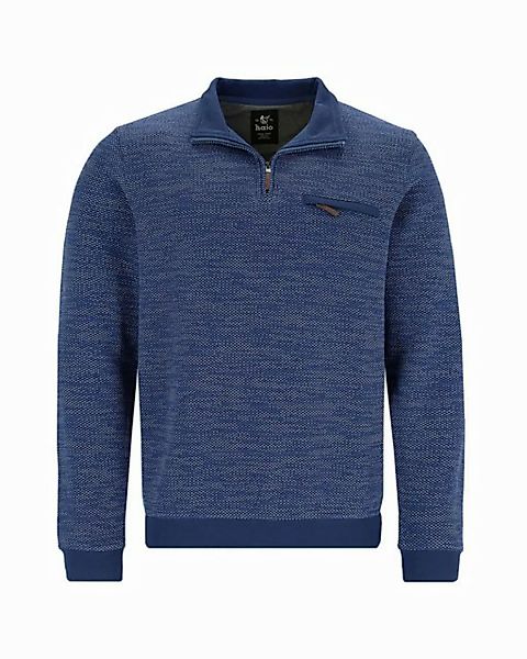 Hajo Sweatshirt Herren Sweatshirt Troyer Kragen (1-tlg) Stay Fresh Bügelfre günstig online kaufen