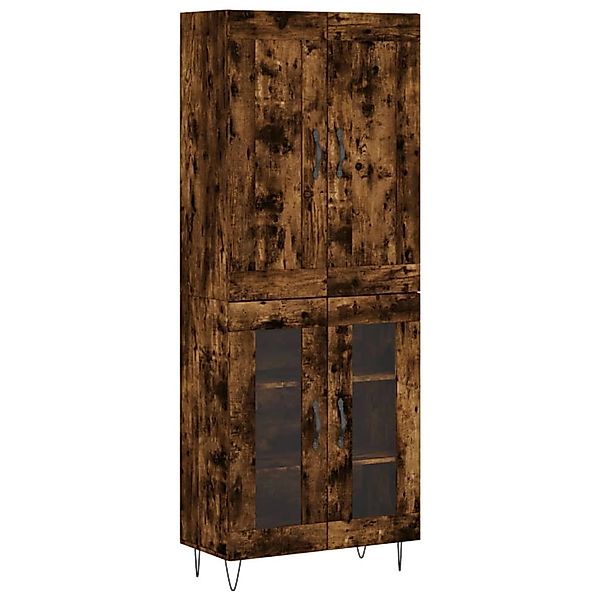 vidaXL Highboard Räuchereiche 69,5x34x180 cm Holzwerkstoff 3199654 günstig online kaufen