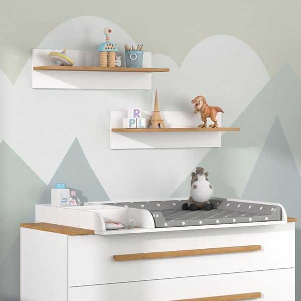 VitaliSpa® Wandregal Malia, Weiß/Weiß, 70 x günstig online kaufen