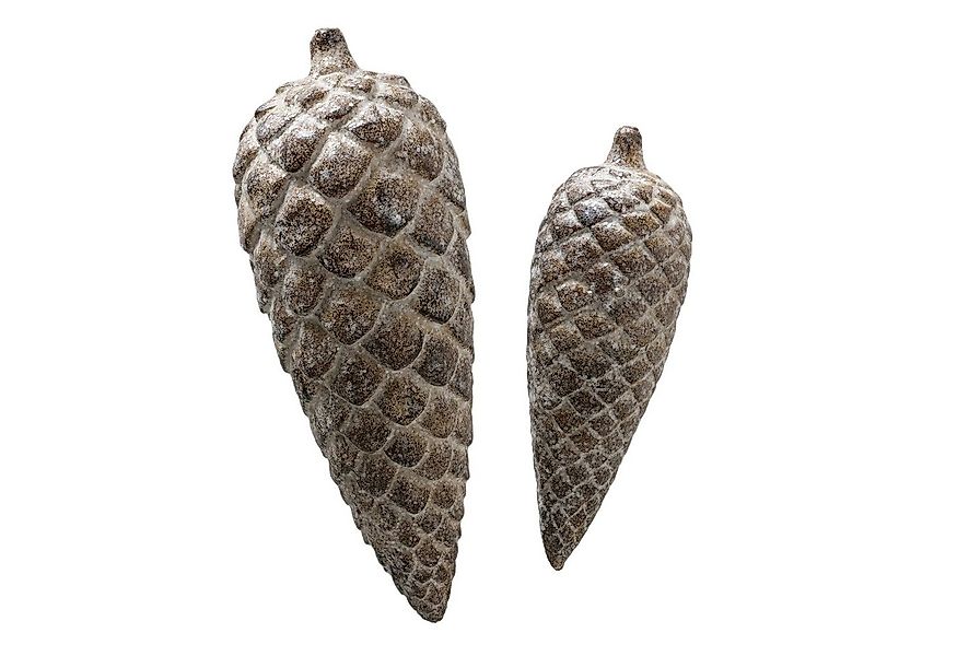 BOLTZE Dekofigur B./2 2tlg Set Deko-Aufsteller Kirsyz Tannenzapfen - 202758 günstig online kaufen