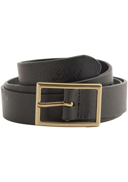 Levi's® Ledergürtel RECTANGLE BELT mit goldfarbener günstig online kaufen