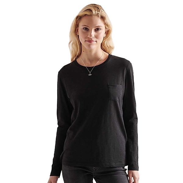 Superdry Pockecrew Langarm-t-shirt XS Black günstig online kaufen