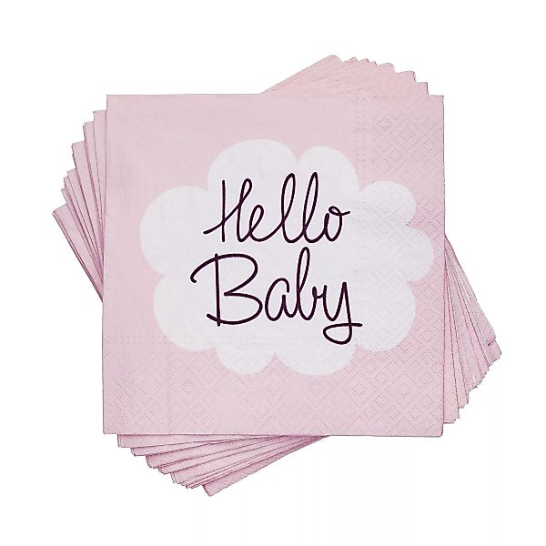 APRÈS Papierserviette Baby Girl 20 Stück günstig online kaufen