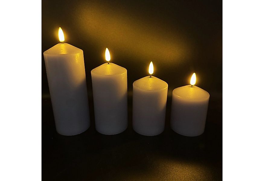 Online-Fuchs LED-Kerze - 4er Set LED-Kerzen mit Touch-Funktion und Timer in günstig online kaufen