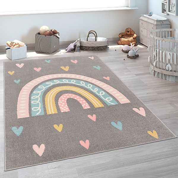 Paco Home Kinderteppich Nino 887, rechteckig, Höhe: 13 mm, Kurzflor, Spielt günstig online kaufen