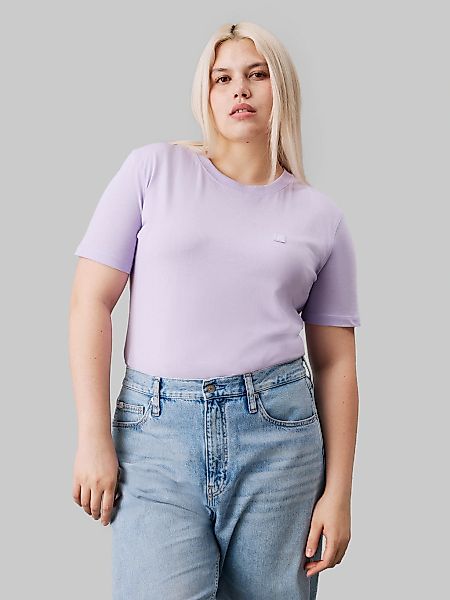 Calvin Klein Jeans Plus T-Shirt "PLUS CK EMBRO BADGE REGULAR TEE", in Große günstig online kaufen