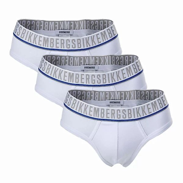BIKKEMBERGS Herren Slips, 3er Pack - TRIPACK BRIEF, Stretch Cotton, Logo, u günstig online kaufen