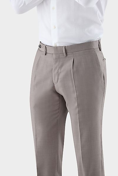 Hose aus Wolle mit Slim Leg günstig online kaufen