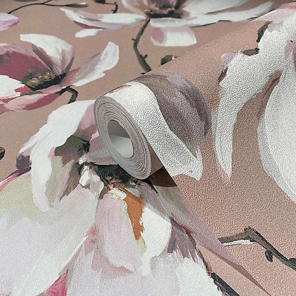 Marburg Vliestapete »Tapete Malerische Blüten«, floral, moderne Vliestapete günstig online kaufen