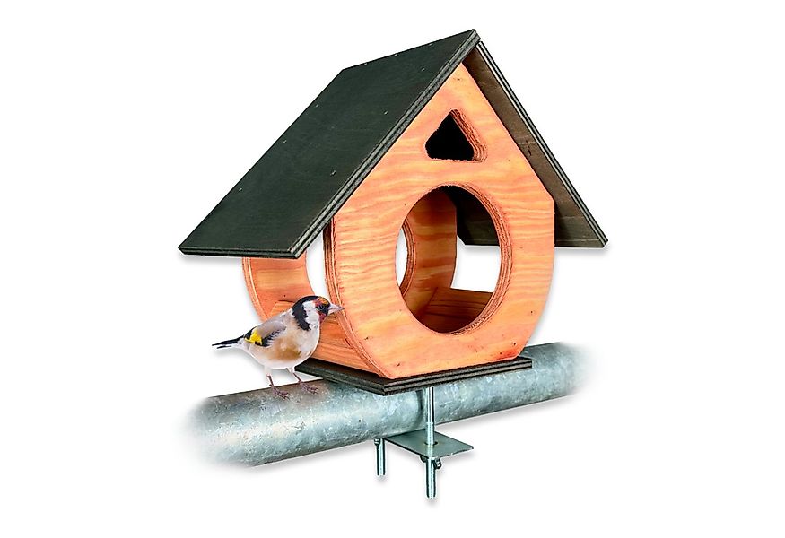 gartenetage Vogelhaus Balkon-Vogelhäuschen aus wetterfestem Natur-Holz, ein günstig online kaufen
