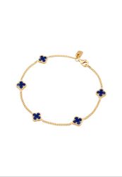 Kuzzoi Silberarmband Kleeblatt Emaille 925 Sterling günstig online kaufen