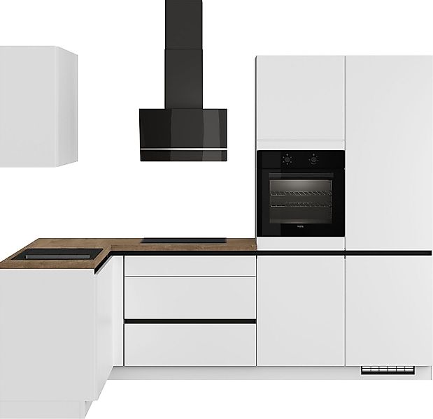 IMPULS KÜCHEN Winkelküche "Dublin", Anti Fingerprint Oberfläche, Schubkäste günstig online kaufen