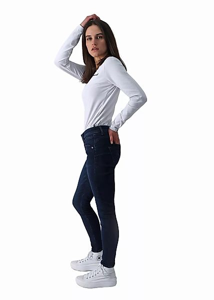 M.O.D. Damen Jeans ELLEN - Skinny Fit - Blau- Stretchy Blue Jogg günstig online kaufen