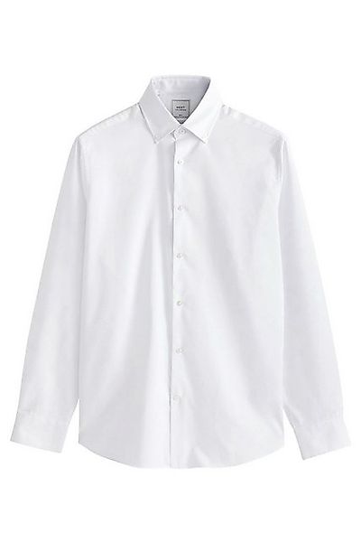 Next Langarmhemd Pflegeleichtes Slim Fit Oxford-Hemd günstig online kaufen