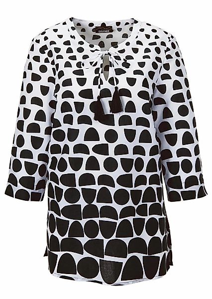 GOLDNER Druckbluse "Druckbluse aus reiner Baumwolle" günstig online kaufen