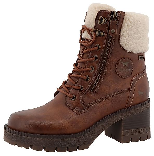 Mustang Shoes Caro Winterstiefelette Winterboots mit Blockabsatz günstig online kaufen