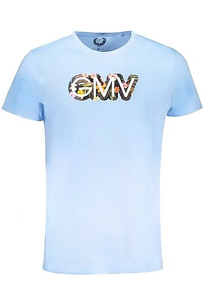 GIAN MARCO VENTURI T-Shirt Stylishes Herren Kurzarm-Shirt in Blau mit Rundh günstig online kaufen