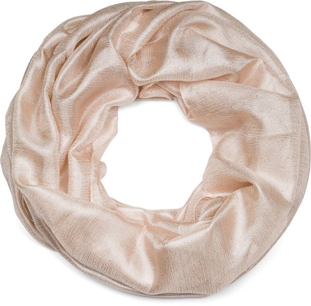 styleBREAKER Loop Seidiger Einfarbiger Loop Glitzer, günstig online kaufen