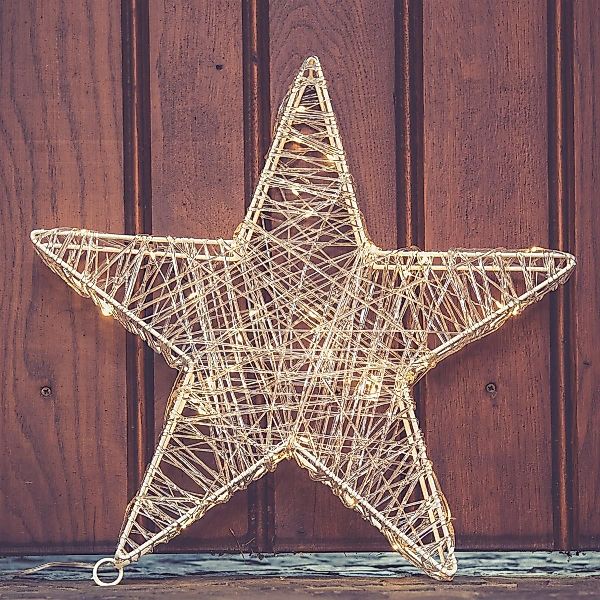 Kamelio Dekostern 30cm Weihnachtsstern beleuchtet LED günstig online kaufen