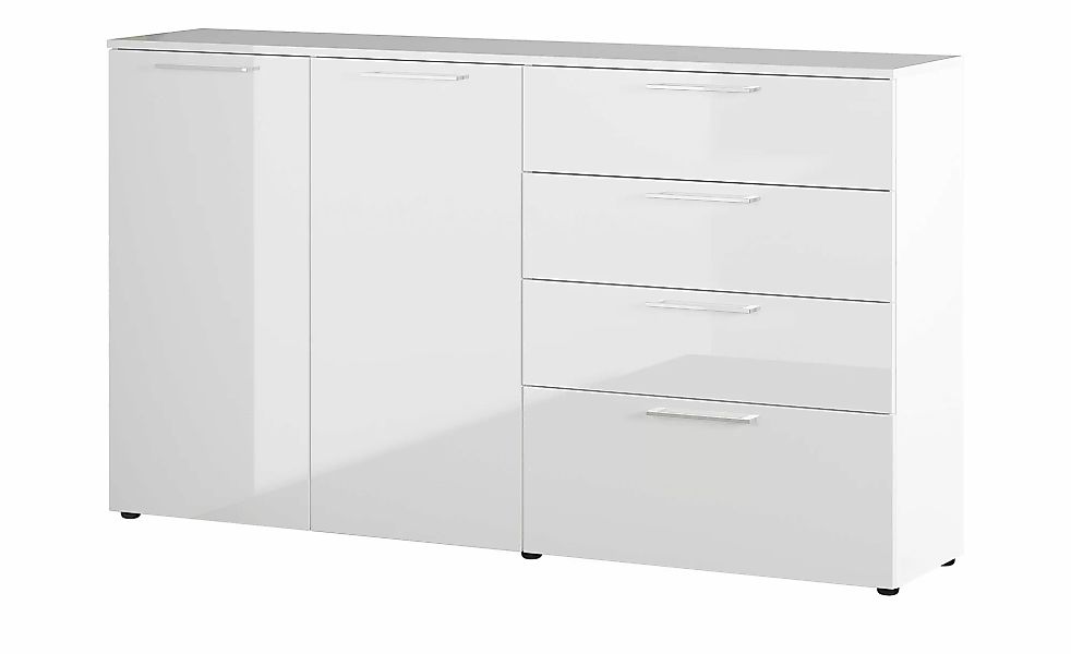 uno Sideboard  Glossy ¦ weiß ¦ Maße (cm): B: 186 H: 107 T: 40 Kommoden & Si günstig online kaufen