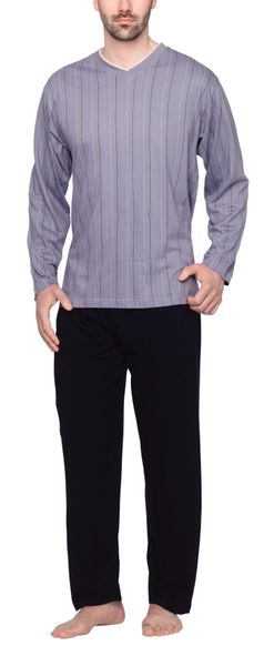 Moonline Pyjama Schlafanzug lang, 100% Baumwolle günstig online kaufen