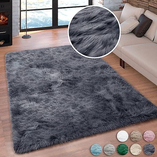 my home Hochflor-Teppich Valeria, Fellteppich, kuschelig, flauschig, rechte günstig online kaufen