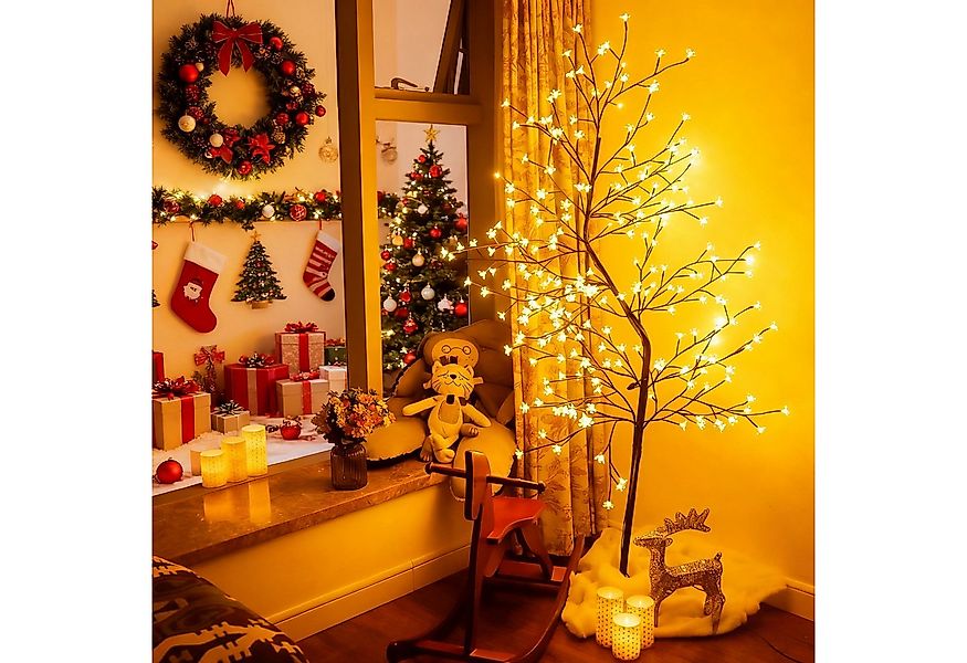 CCLIFE LED Baum Led Lichterbaum Indoor Weihnachtsbaum, Kirschblütenbaum Lic günstig online kaufen