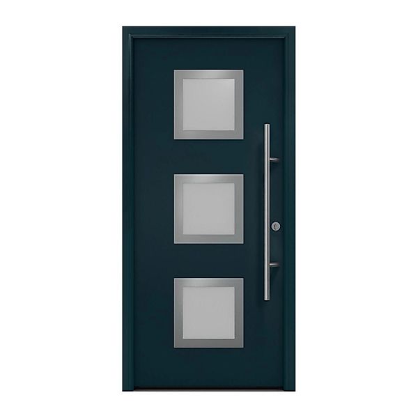EcoStar Haustür Isopro Secur IPS 810S Anthrazitgrau 110 cm x 210 cm DIN R günstig online kaufen