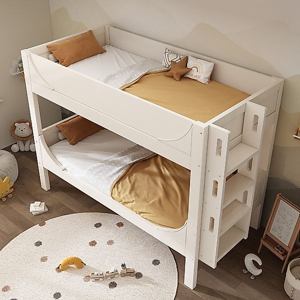 HAUSS SPOLE Hochbett 90x200 mit Leiter,Trennbares günstig online kaufen