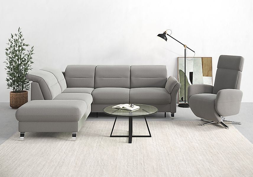 sit&more Ecksofa Grenoble L-Form mit Federkern, günstig online kaufen